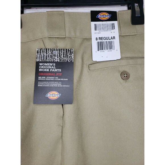 Dickies FP774 Women’s Original Fit 774® Work/Casual Pants – Size 8 Regular - Picture 10 of 12